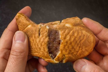 たいやき fish‐shaped pancake (taiyaki)japanese food