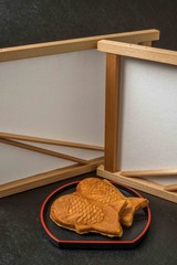 たいやき fish‐shaped pancake (taiyaki)japanese food