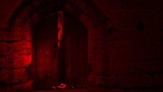 animation of Door Opening To the Hell