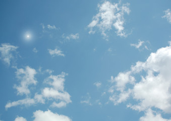 Cloudy sky background