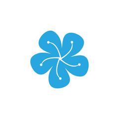 Beauty plumeria icon flowers design illustration