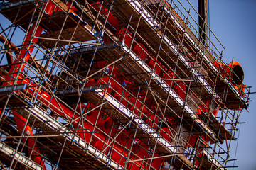 Obraz premium cranes in the port