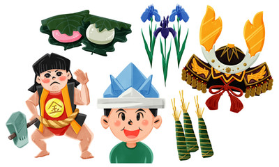 子供の日アイテムイラスト