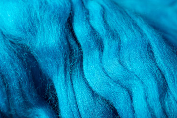 Obraz premium the texture of wool yarn for felting