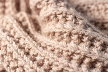 Fototapeta na wymiar the texture of knitted items