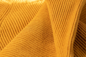 the texture of knitted items