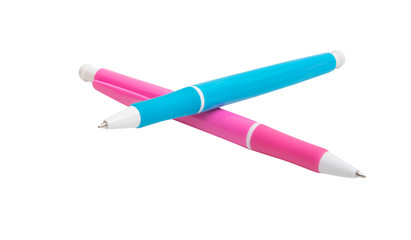 colored pens isolated