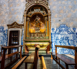 Lisbon Church at the Convent of Sao Pedro de Alcantara