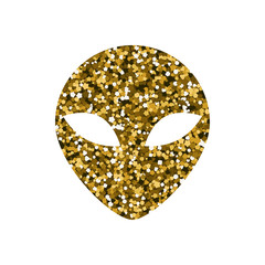 Alien head icon.