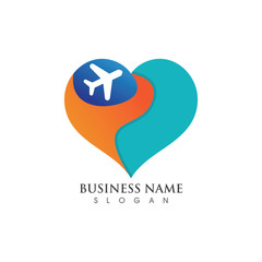 Love Trip awosome simple creative logo template design