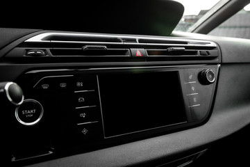 Fototapeta premium The control panel in the car.