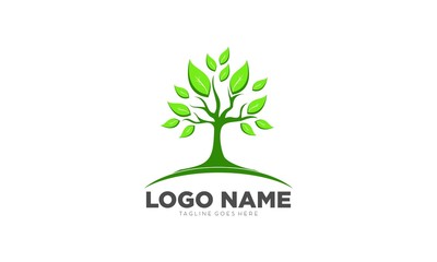 Tree simple illustration vector logo