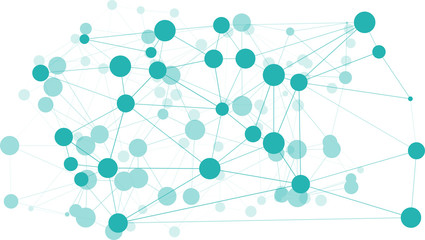 Algorithm innovation graphic layout, virus digital lines concept chemistry