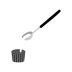 生地の流しこみ（お菓子作り）