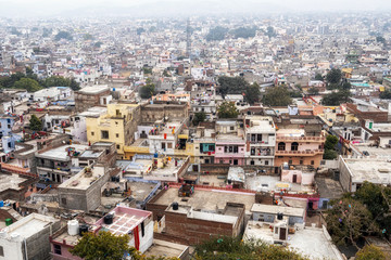 Fototapeta na wymiar Jaipur city Nahargarh Fort View
