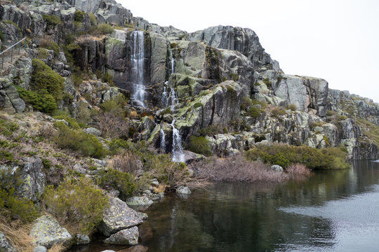 mountain nature of serra de estrela in portugal