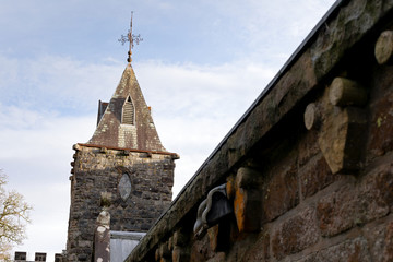 Fototapeta na wymiar St Conan's Kirk church