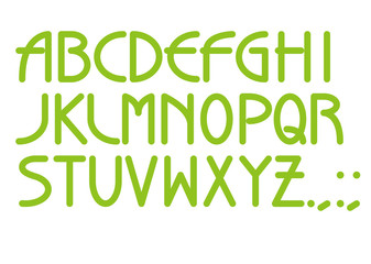 フォント アルファベット大文字