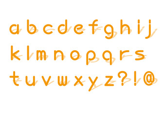 フォント アルファベット小文字 数字 Wall Mural Wallpaper Murals Nextone