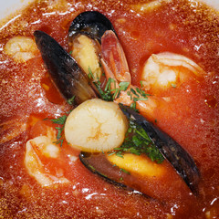 soup with mussels