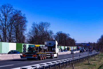 Autobashn A 40 in Dortmund-somborn