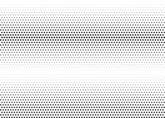 Abstract halftone dotted background. Monochrome pattern with dot and circles.  Vector modern futuristic texture for posters, sites, business cards, cover postcards, interior design, labels, stickers.