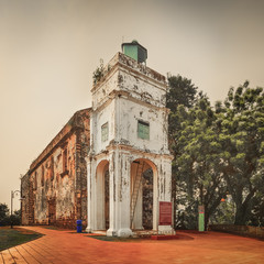 Fototapeta premium Saint Paul's Church in Malacca City, Malaysia