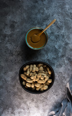 photograph of homemade peanut butter