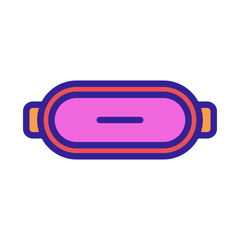 Fototapeta premium Computer glasses icon vector. Thin line sign. Isolated contour symbol illustration