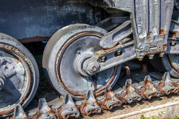 Chenille de char am&eacute;ricain de la seconde guerre mondiale