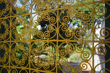 Palais de la Bahia à Marrakech - moucharabieh