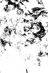 abstract black brush stroke of watercolor drawing paint texture on white background