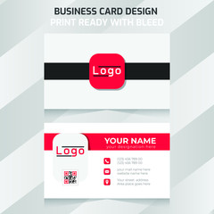 modern business card design . double sided business card design template