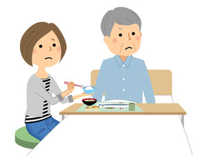 食事を嫌がる高齢者　食事介助　介護
