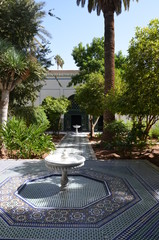 Palais de la Bahia à Marrakech - jardin islamique