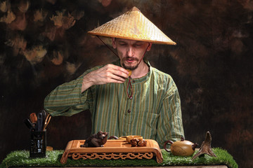 portrait of a tea master