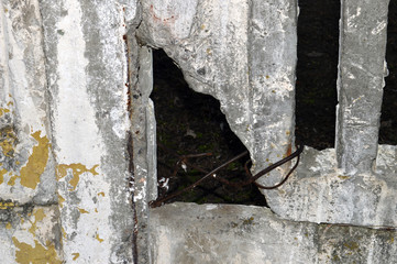 old brick wall as background