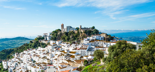 Village of Casares, Andalusia, Spain - obrazy, fototapety, plakaty