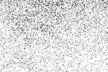 Black Grainy Texture Isolated On White Background. Dust Overlay. Dark Noise Granules. Digitally Generated Image. Vector Design Elements, Illustration, Eps 10.