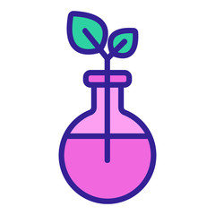 Environmental medicine is an icon vector. Thin line sign. Isolated contour symbol illustration