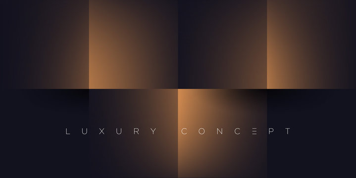 Luxury abstract golden blocks. Vector EPS background 3d paper art style for poster, book design, brochure, flyer, website, advertising etc.