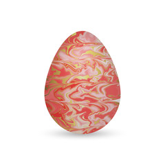 Easter Egg Marble and  Gold vector