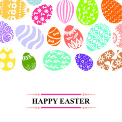 Easter card with decorative egg