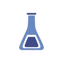 medical flask test laboratory icon