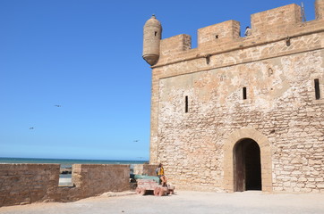 Naklejka premium Sqala du Port à Essaouira au Maroc