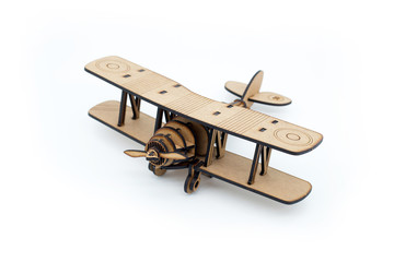 Wooden plane toy © Mathieu