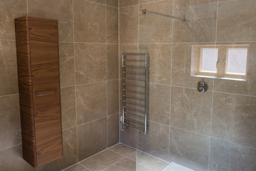modern shower