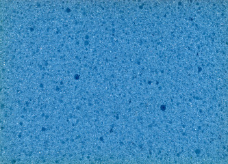 Fototapeta na wymiar blue sponge texture for washing