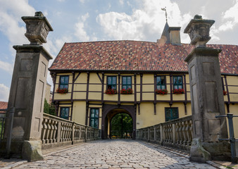 Fototapeta na wymiar the steinfurt castle in germany