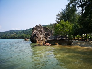 einsame Strände abseits des Tourismus Krabi Thailand 